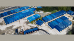 Accrington Container Storage Secure Site - Aerial View
